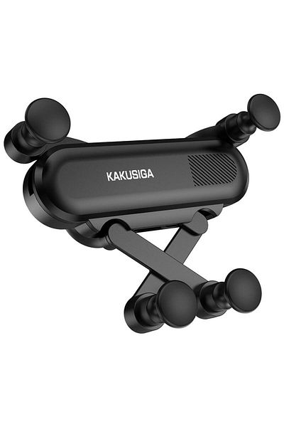 REDz Accessories Suport auto KSC-263, grilă de ventilație, fixare prin gravitație, rotație 360°, negru