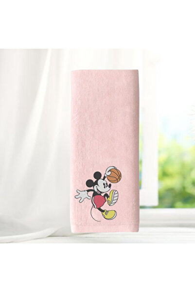 Ursa منشفة رياضية مطرزة بتصميم ميكي ماوس للاعب كرة السلة مقاس 50x90