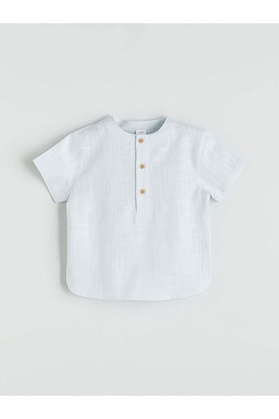 LC Waikiki Lcw Basic Baby Boy Shirt and Shorts 2 Pack Fast Fashion