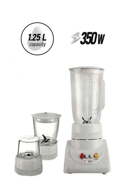 DLC Electric Blender 3-in-1 1.25 L 350 W DLC-39015 White/Transparent