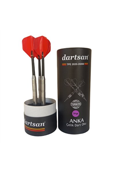 DARTSAN -anka Ilk Türk Malı Çelik Dart Oku 24gr