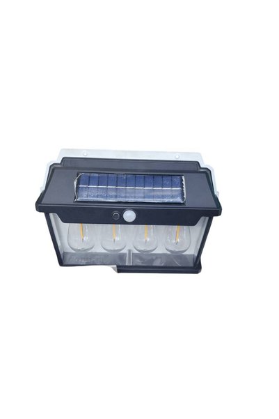 WM Solar-powered flashlight with 4 bulbs