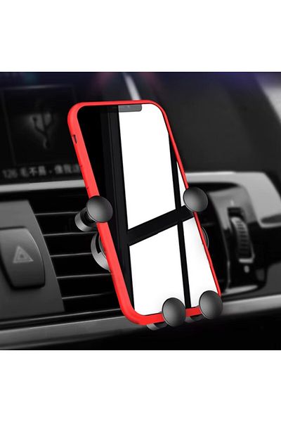 REDz Accessories Suport auto KSC-263, grilă de ventilație, fixare prin gravitație, rotație 360°, negru