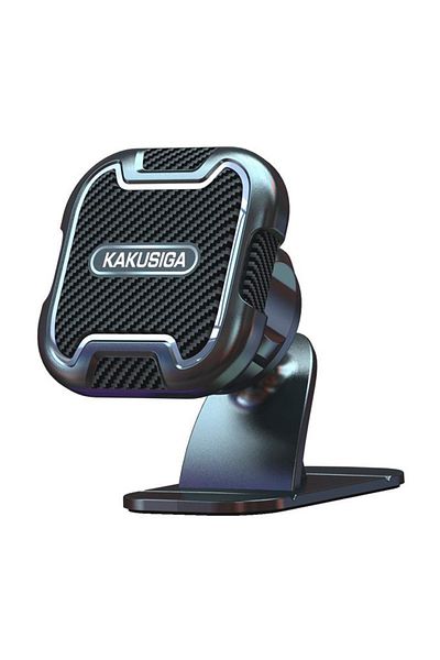 REDz Accessories Magnetic Car Holder, KSC-425B, Dashboard Adhesive, Rotating, Black