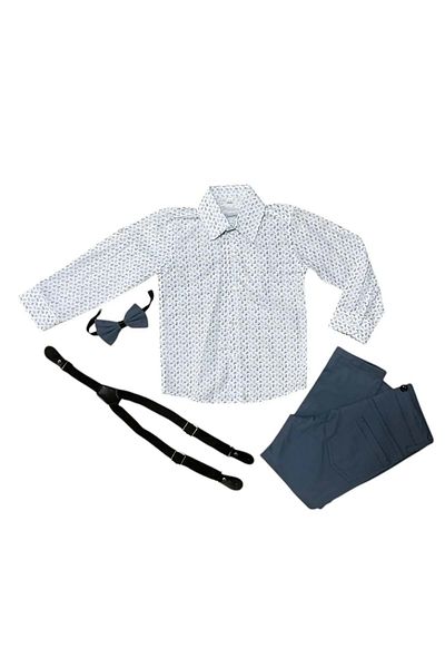 RİNDO KİDS Shirt Hanger+Flyset Indigo