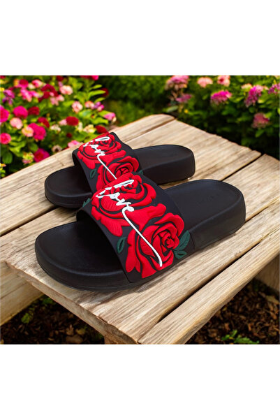 GEZER GÜL KABARTMALI .KAYDIRMAZ TABAN TERLİK. Havuz Deniz Banyo Balkon Teras Ev Ve Sokak Terliği