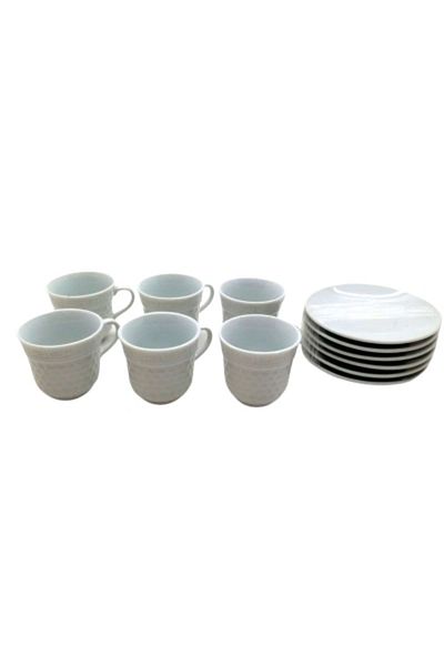 Beruflic 12 Pieces Porcelain Coffee Cup