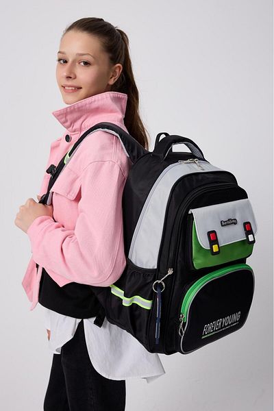 H&D COLLECTİON Unisex Full Orthopedic Supported and Rainproof Middle School/Primary School Bag 2210