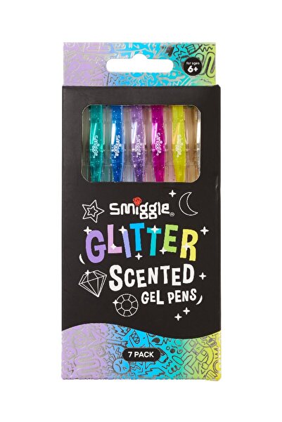 SMIGGLE Glitter Scented Gel Pen Pack X7