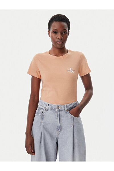 Calvin Klein Sports CalvinKlein MONOLOGO SLIM TEE Νέα Συλλογή Μπλουζάκι 100% ...