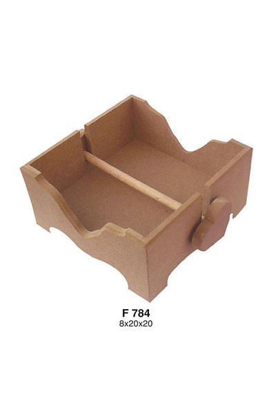 İstanbul Hobi Wooden Napkin Holder 20X20Cm F784