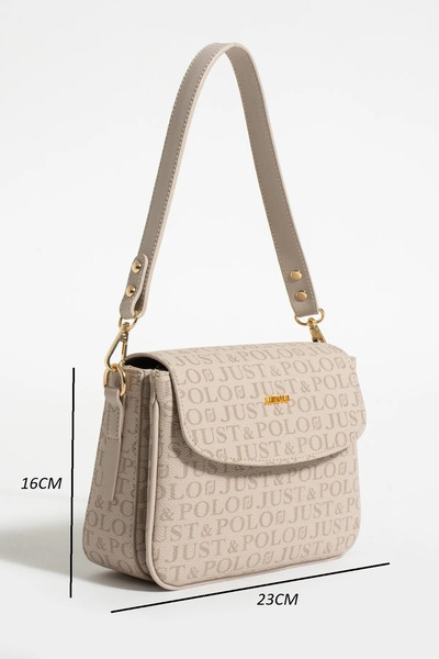Just Polo Women's Stone Stylish and Convenient Shoulder Bag with Strap Suitable for Daily Use