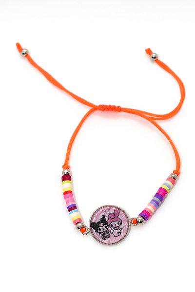 MakeWell Drawstring Wristbands with Kuromi Design