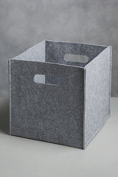 YUNUSOĞLU HOME Multi-Purpose Use Felt Organizer Closet Organizer Storage Box Basket