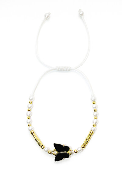 MakeWell Kelebek Tasarıml İpli İnci Boncuklu Bileklikler