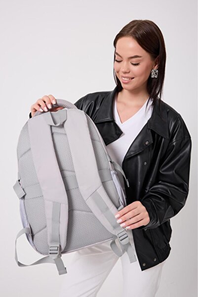 H&D COLLECTİON Unisex Satin Fabric Waterproof Quality School Travel Camping Backpack 2200