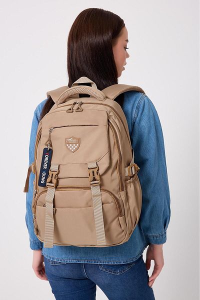 H&D COLLECTİON Unisex Satin Fabric Waterproof Quality School Travel Camping Backpack 2200