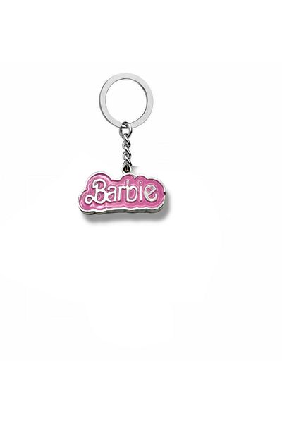 Herşey Nota Barbie Written Pink Figured Keychain – Stylish and Vibrant Accessory