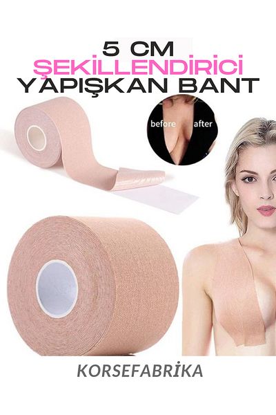 korsefabrika trend mood store 5 m Lungime 5 cm Lățime Push Up Efectiv Anti-alunecare Adeziv invizibil Bandă sexy pentru ridicarea pieptului