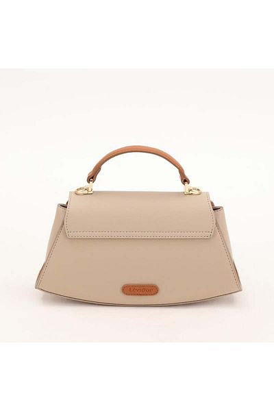 Levidor Γυναικεία τσάντα Mink Camel Oval