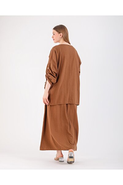 ZTO Women's Various Printed Bluz Skirt Set