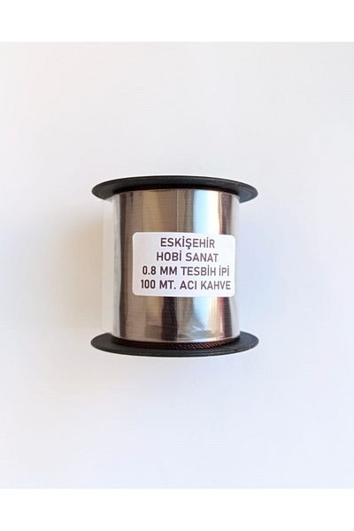 Eskişehir hobi sanat 0.8 mm 100 Meters Rosary Rope Bitter Brown Color