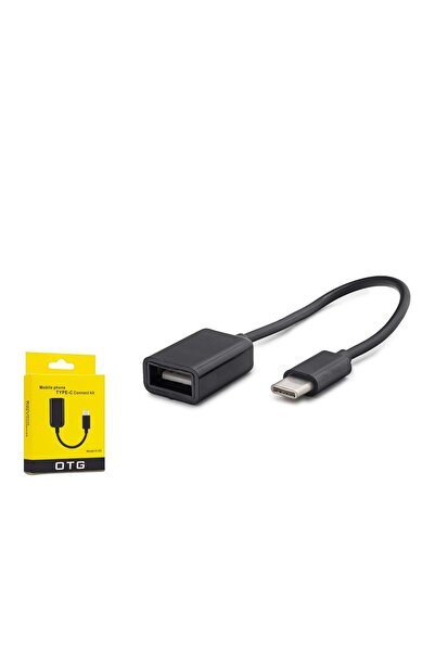HDX1015 Type-C to USB OTG Dönüştürücü Kablo Siyah