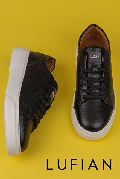 Lufian Siyah Tommy Erkek Deri Sneaker