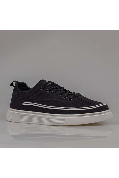 m2s Black Giza Elastic Men's Sneaker
