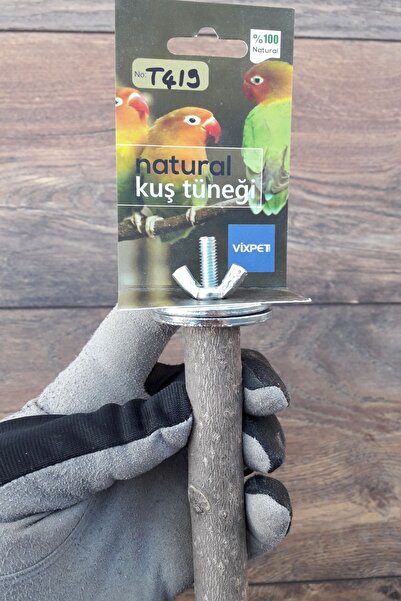 Vixpet Venty Natural Parrot Pillar 41 cm | Sultan, Budgerigar, Lovebird, Forpus, Monk, Lori, Senegal - T419