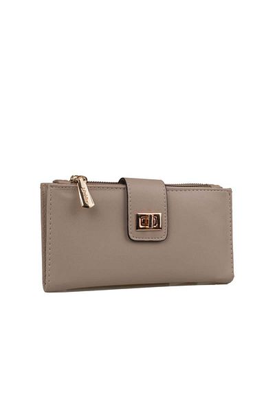Levidor Γυναικείο πορτοφόλι Mink Flat Belted