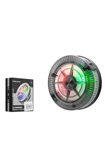 HADRON HDX4379 Manyetik Telefon Soğutucu Fan RGB Siyah