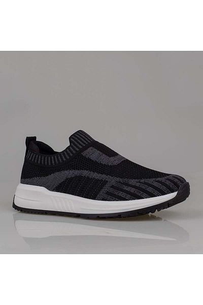 m2s Black Naturex Men's Laceless Ultra Light Woven Sports