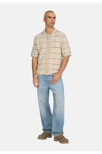 Only & Sons Hemd Bart Kurzarmhemd