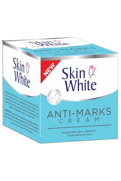 Skincare Skin White 3-in-1 Anti-Marks Set – Cream + Soap + Serum for Dark Spots, Scars & Pimples