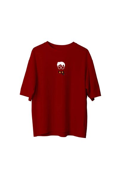 SVART WEAR Harry Potter Front Side Printed Oversize Tshirt T-Shirt 100% Cotton