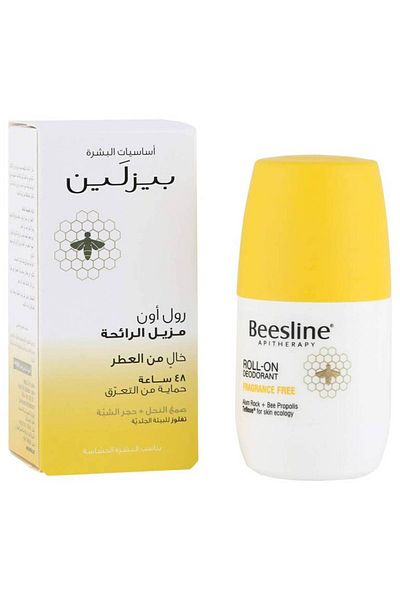 Beesline Natural Fragrance-Free Roll-On Deodorant by - 50ml
