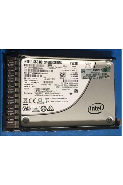 Inna marka Dysk SSD HP Enterprise 1.92TB 6G SFF SATA MU SC DS, 879019-001
