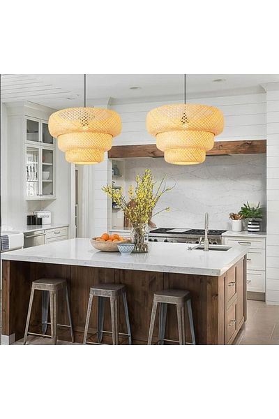 KARAZ Single bamboo chandelier