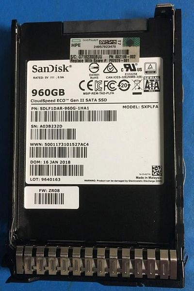 Inna marka Dysk SSD HP Enterprise 960GB SFF SATA MU SC, P02076-001