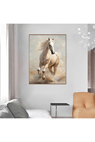 homez galloping horse canvas wall art 90*120*4.5cm