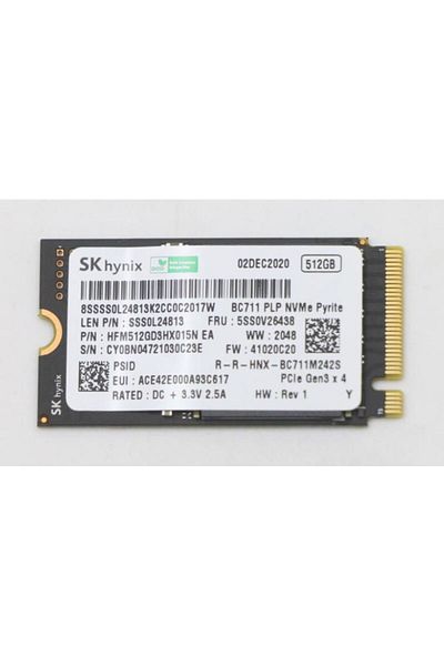 Inna marka Lenovo SSD 512G M.2 2242 PCIe3x4, 5SS0V26438