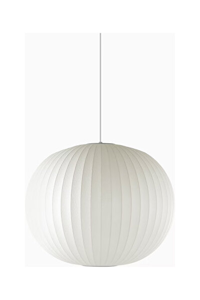 Qdec Japon İpek Avize Küre 40 cm Beyaz