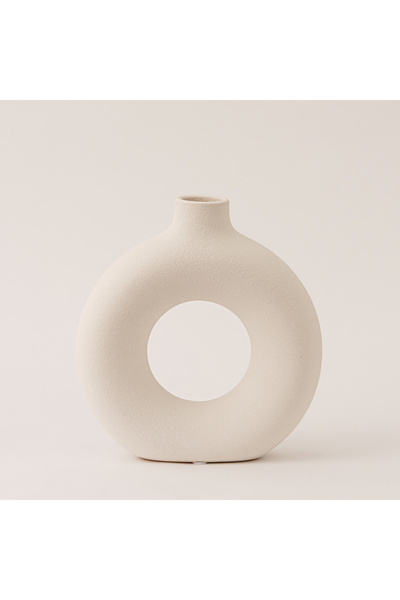 homez مزهرية سيراميك 22.2 * 7.5 * 23.5 سم