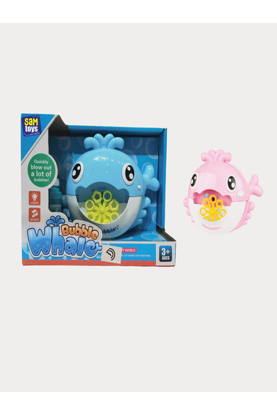 Sam Toys By Styli آلة فقاعات الحوت مع الضوء والأصوات