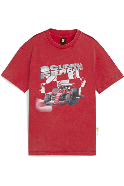 Puma Scuderia Ferrari Sportswear Car Graphic Tee Youth