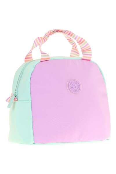 KAUKKO Purple Turquoise Two-Color Lunch Box for Girls (Thermal Insulated) (K9...
