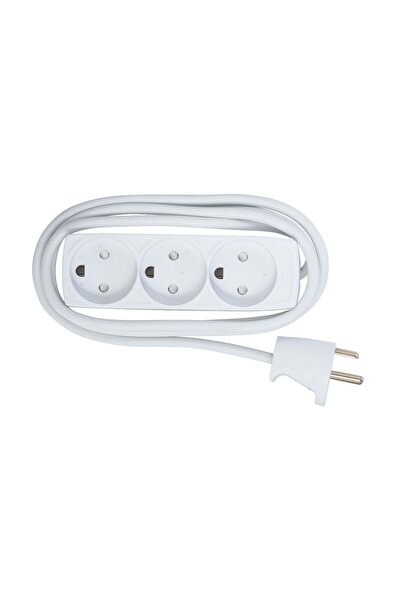 MicroConnect Prelungitor danez cu 3 prize, 5 m