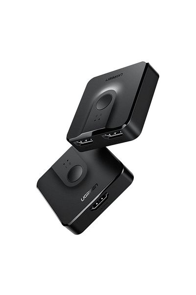 Ugreen Switch przełącznik rozdzielacz HDMI - 2x HDMI 4K 60Hz czarny
