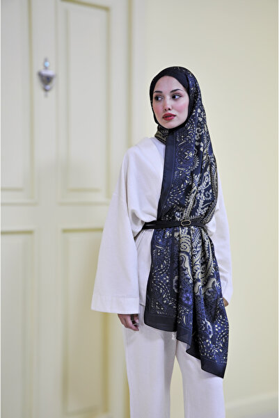 MSCARFS Persian Road Pattern Janjan Silk Shawl